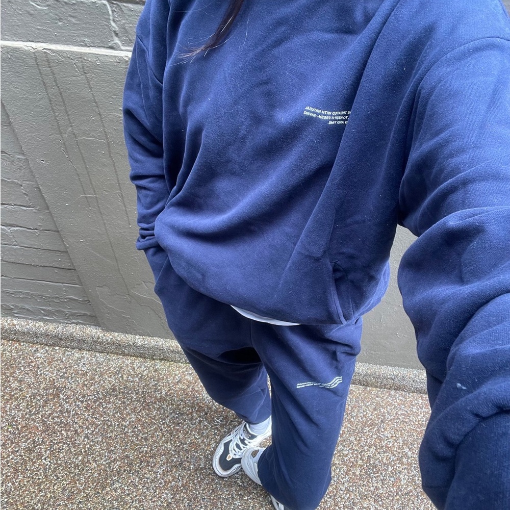 Pangaia Royal Blue Sweatshirt & Sweatpants